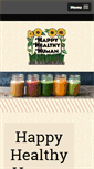 Mobile Screenshot of happyhealthyhumancafe.com
